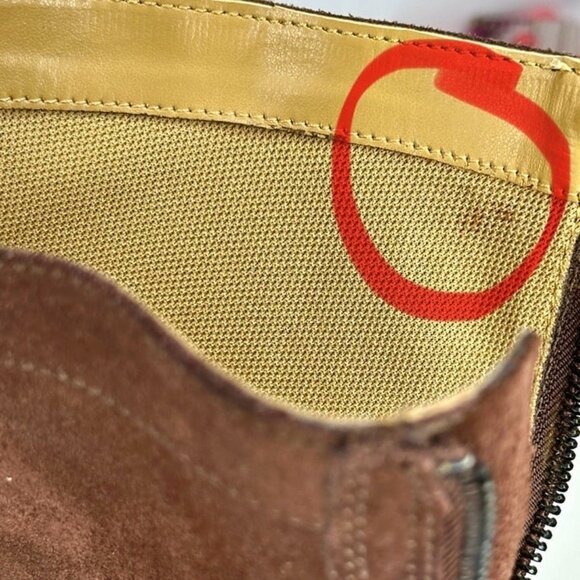 Cole Haan Marshal Chestnut Suede Boots Size 9M - Picture 12 of 14